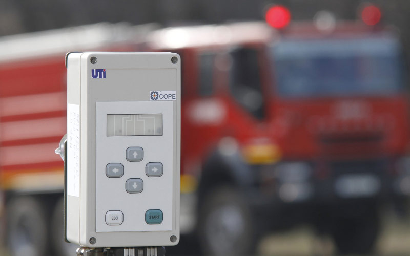 UTI tests the technology developed for emergency services