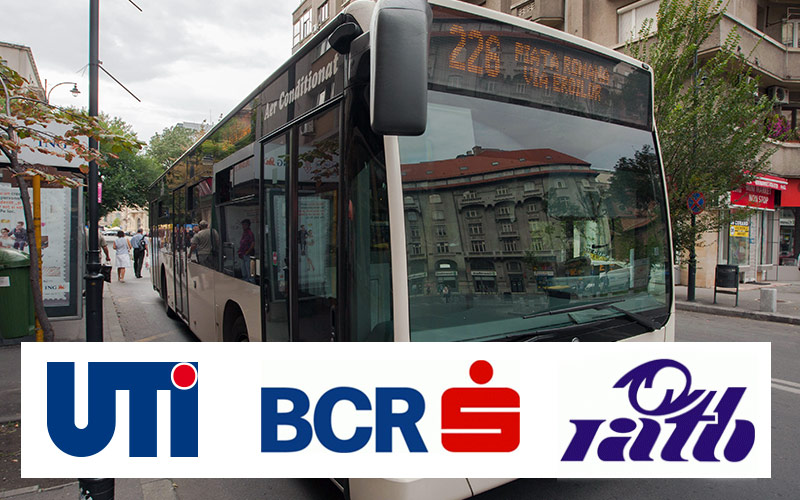 Parteneriat UTI, RATB, BCR pentru un card de debit contactless care poate fi utilizat şi pentru plata transportului în comun